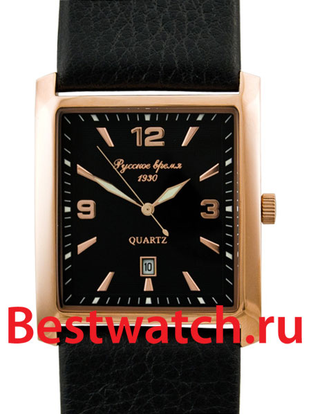 Часы Russian Time Мужские кварцевые часы 6799367